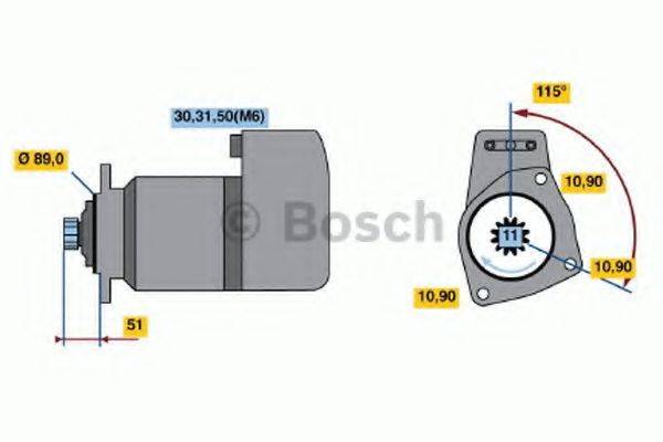 LIEBHERR 629 010 623 Стартер