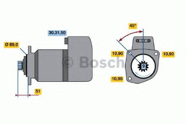 INTERNATIONAL HARV. 82 068 C 92 Стартер