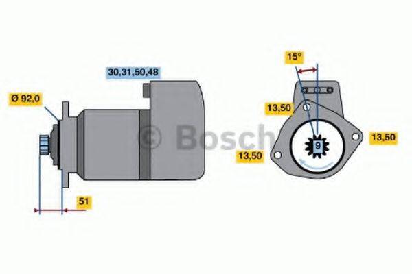 MERCEDES-BENZ 0041510701 Стартер