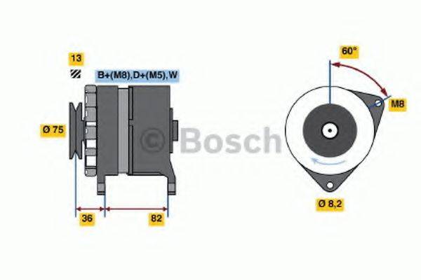 BOSCH 0120469781 Генератор