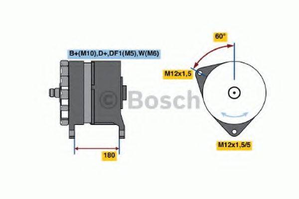 MERCEDES-BENZ 0131547602 Генератор