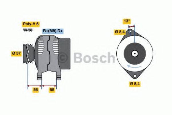 BOSCH 0123500004 Генератор