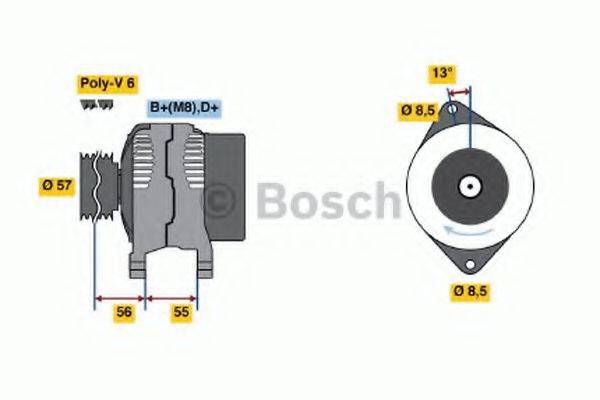 BOSCH 0123545001 Генератор