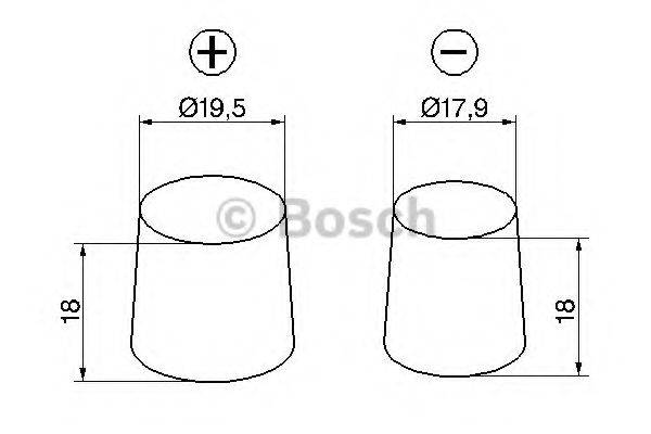 BOSCH 836 45 Акумуляторна батарея живлення