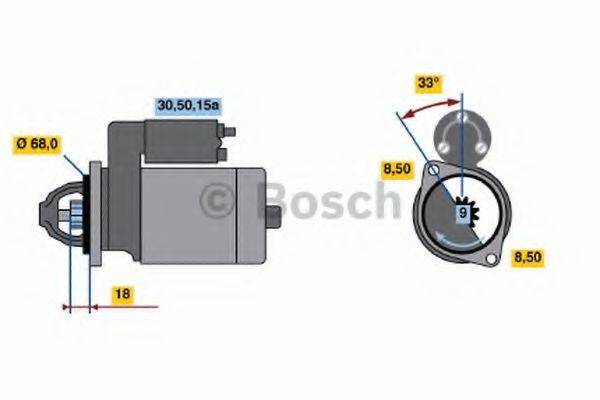 BOSCH 1004 Стартер