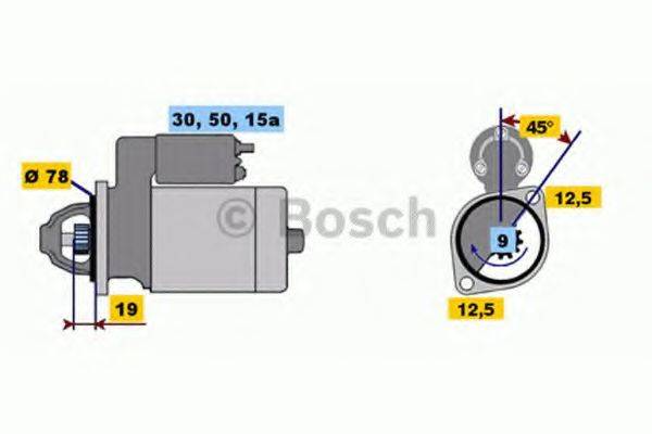 BOSCH 1012 Стартер