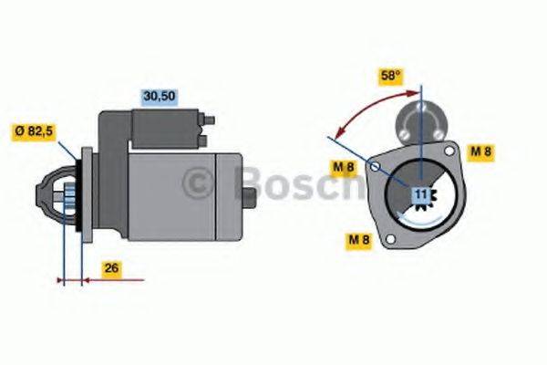 BOSCH 1029 Стартер