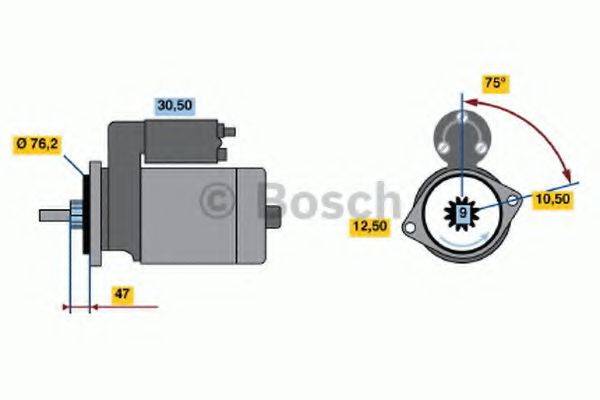BOSCH 1036 Стартер