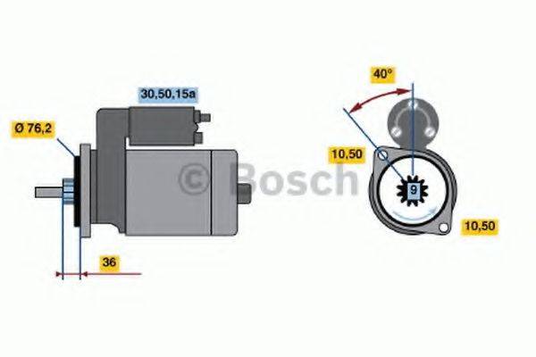 BOSCH 1037 Стартер