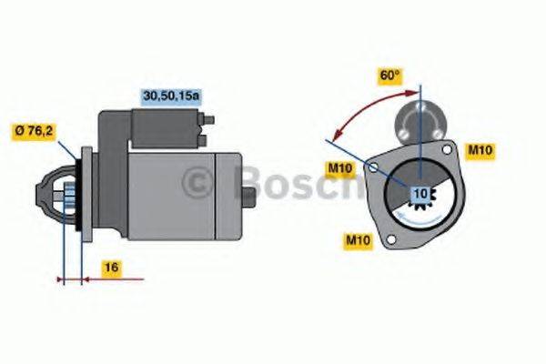 BOSCH 1039 Стартер