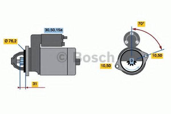 BOSCH 1043 Стартер