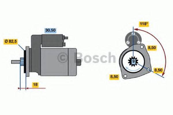 BOSCH 1046 Стартер
