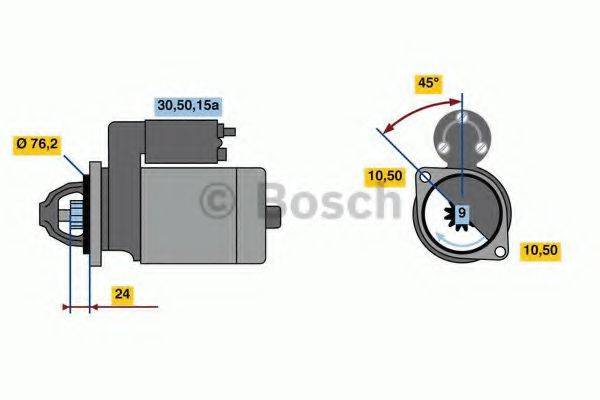 BOSCH 1072 Стартер