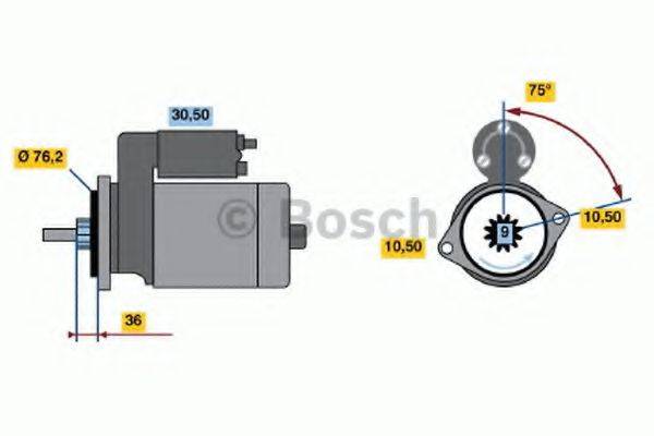 BOSCH 1081 Стартер