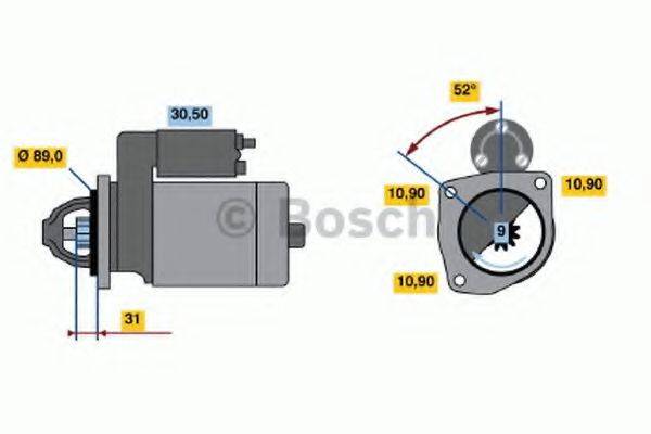 BOSCH 1368 Стартер