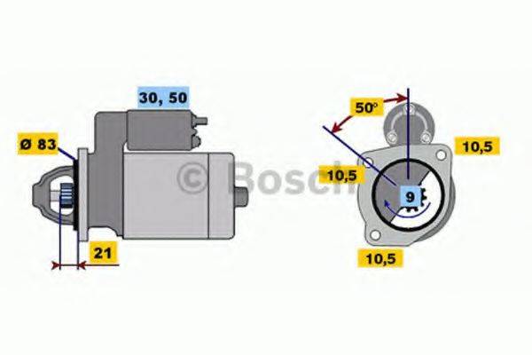 BOSCH 1107 Стартер