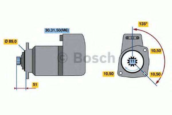 BOSCH 1158 Стартер