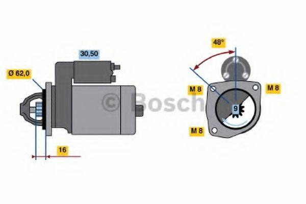BOSCH 1189 Стартер
