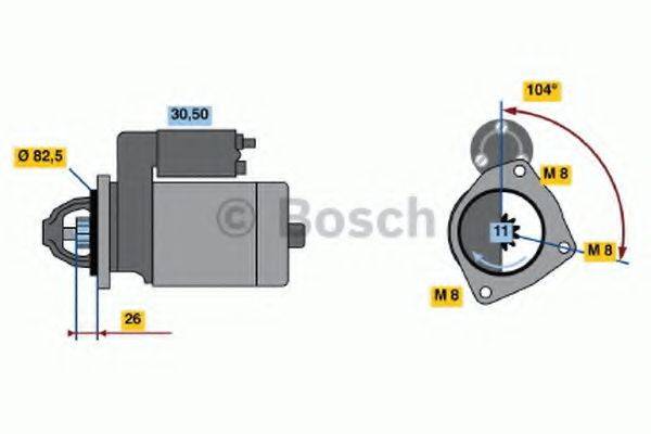 BOSCH 1191 Стартер