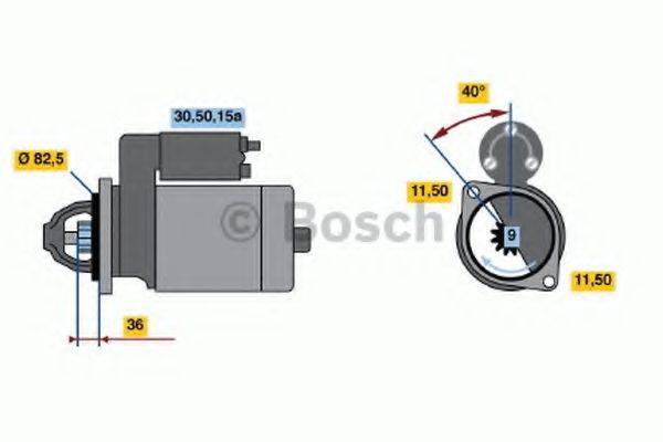 BOSCH 1206 Стартер