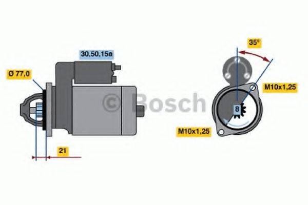 BOSCH 1217 Стартер