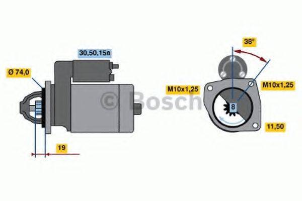 BOSCH 1227 Стартер