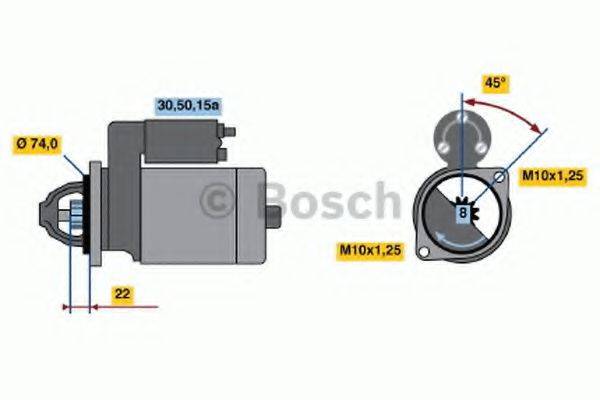 BOSCH 1228 Стартер