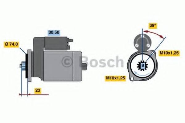 BOSCH 1231 Стартер