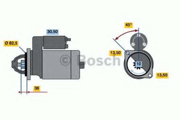 BOSCH 1242 Стартер