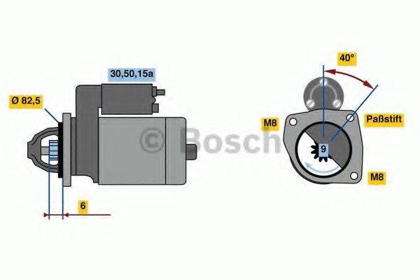 BOSCH 1257 Стартер