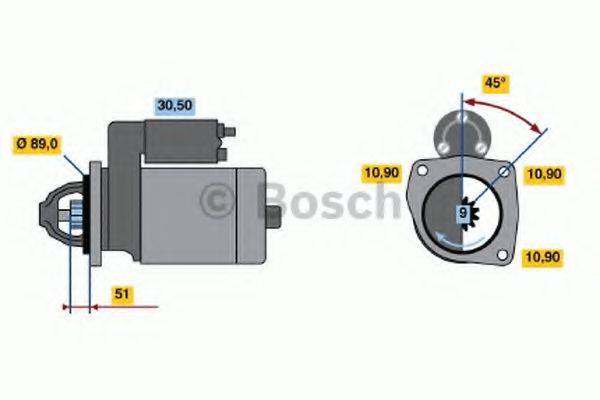BOSCH 1275 Стартер