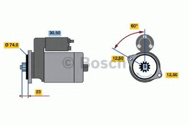 BOSCH 1282 Стартер