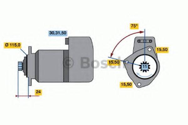 BOSCH 1344 Стартер