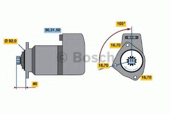 BOSCH 1345 Стартер
