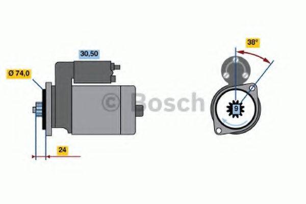 BOSCH 1357 Стартер