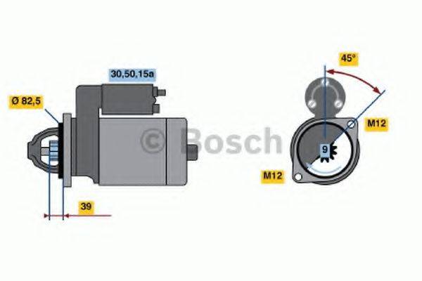 BOSCH 1360 Стартер