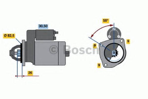 BOSCH 1364 Стартер
