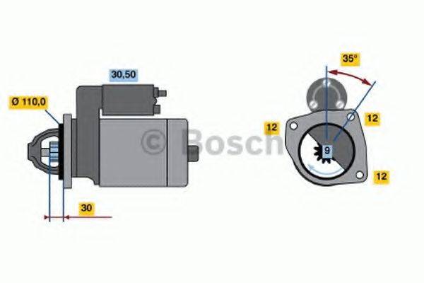 BOSCH 1365 Стартер