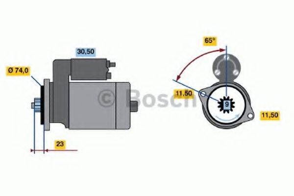 BOSCH 1398 Стартер