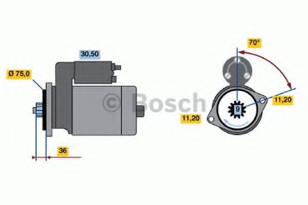 BOSCH 1405 Стартер