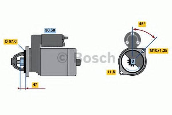 BOSCH 1411 Стартер