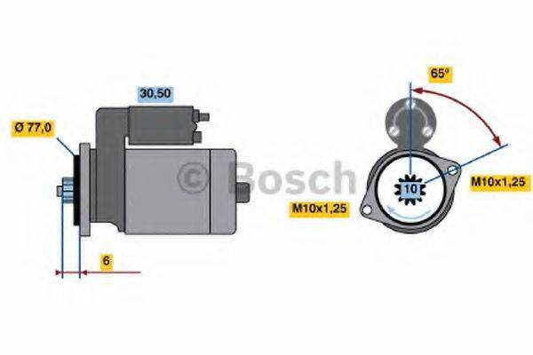 BOSCH 1414 Стартер
