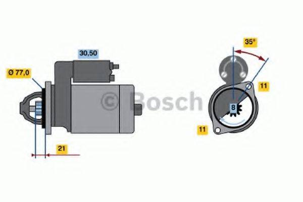BOSCH 1415 Стартер