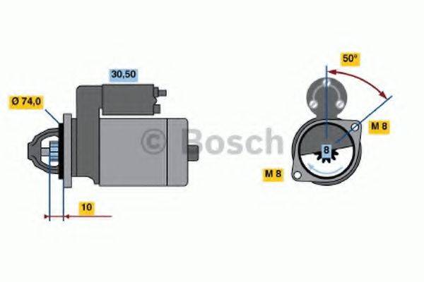 BOSCH 1437 Стартер