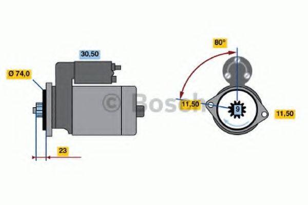 BOSCH 1439 Стартер