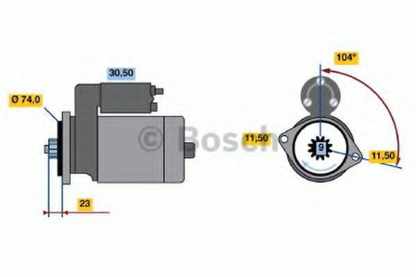 BOSCH 1445 Стартер