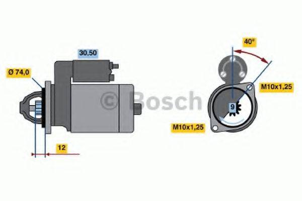 BOSCH 1448 Стартер