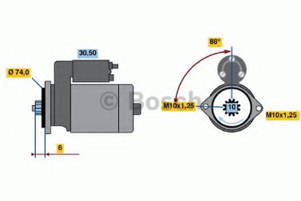 BOSCH 1449 Стартер