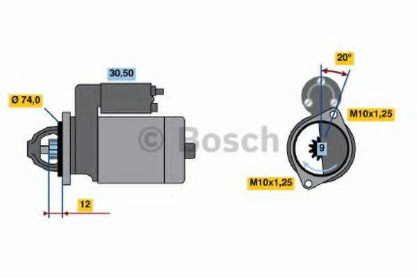 BOSCH 1453 Стартер