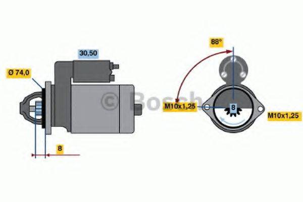 BOSCH 1454 Стартер